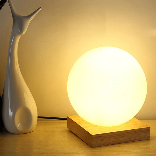 Lampe de chevet boule