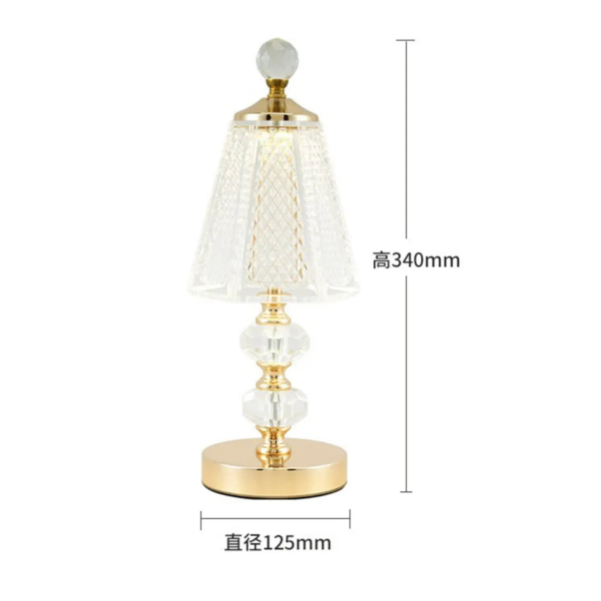Lampe de chevet Cristal et Diamant