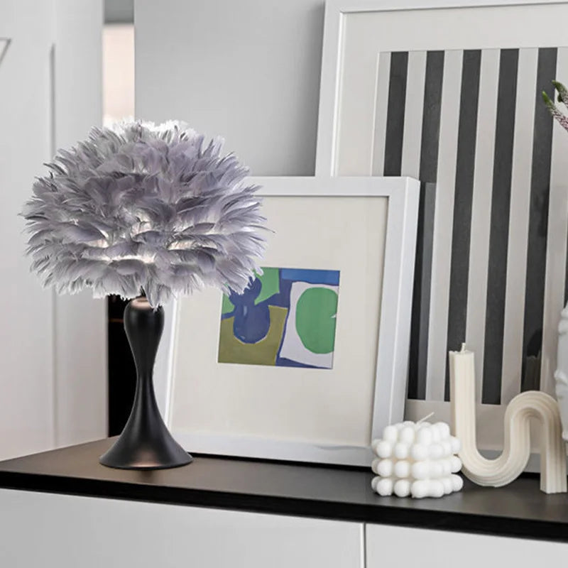 Lampe de Chevet Plume LED