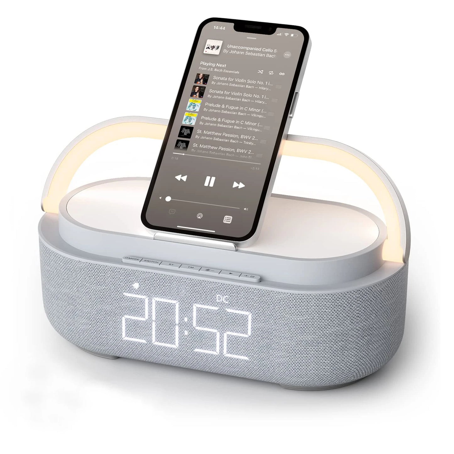 Lampe de chevet reveil Bluetooth