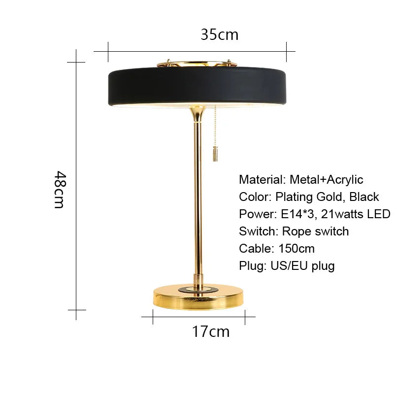 Lampe de Chevet Design Italien Vintage