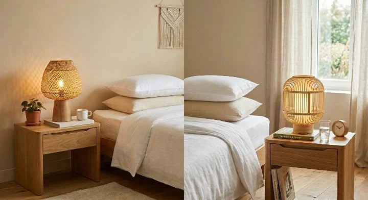 Lampe de chevet rotin ou bambou : quelle matière choisir pour sa chambre ? Image