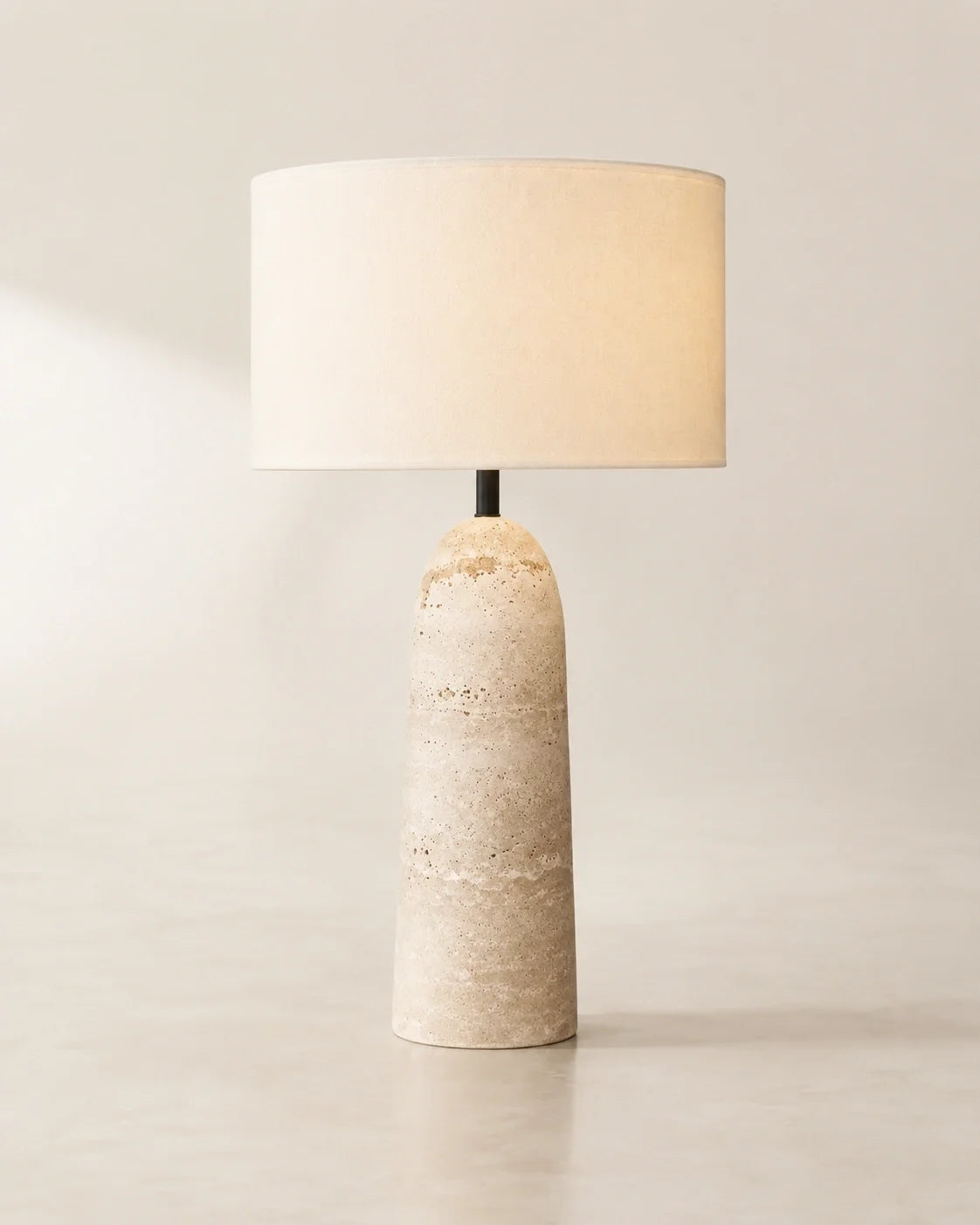 Lampe de chevet travertin Image