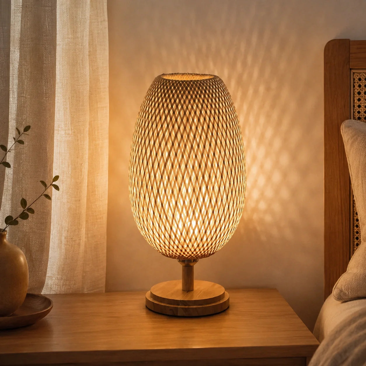 Lampe de chevet bohème Image