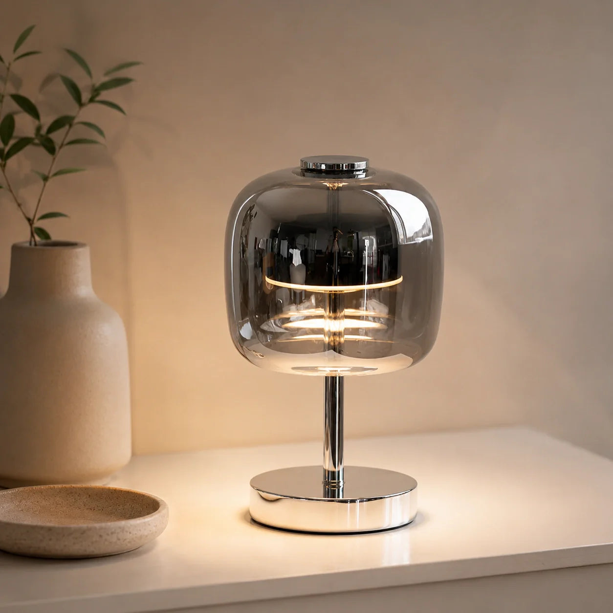 Lampe de chevet cristal Image