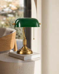 Lampe de Chevet vintage Verte