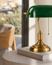 Lampe de Chevet vintage Verte