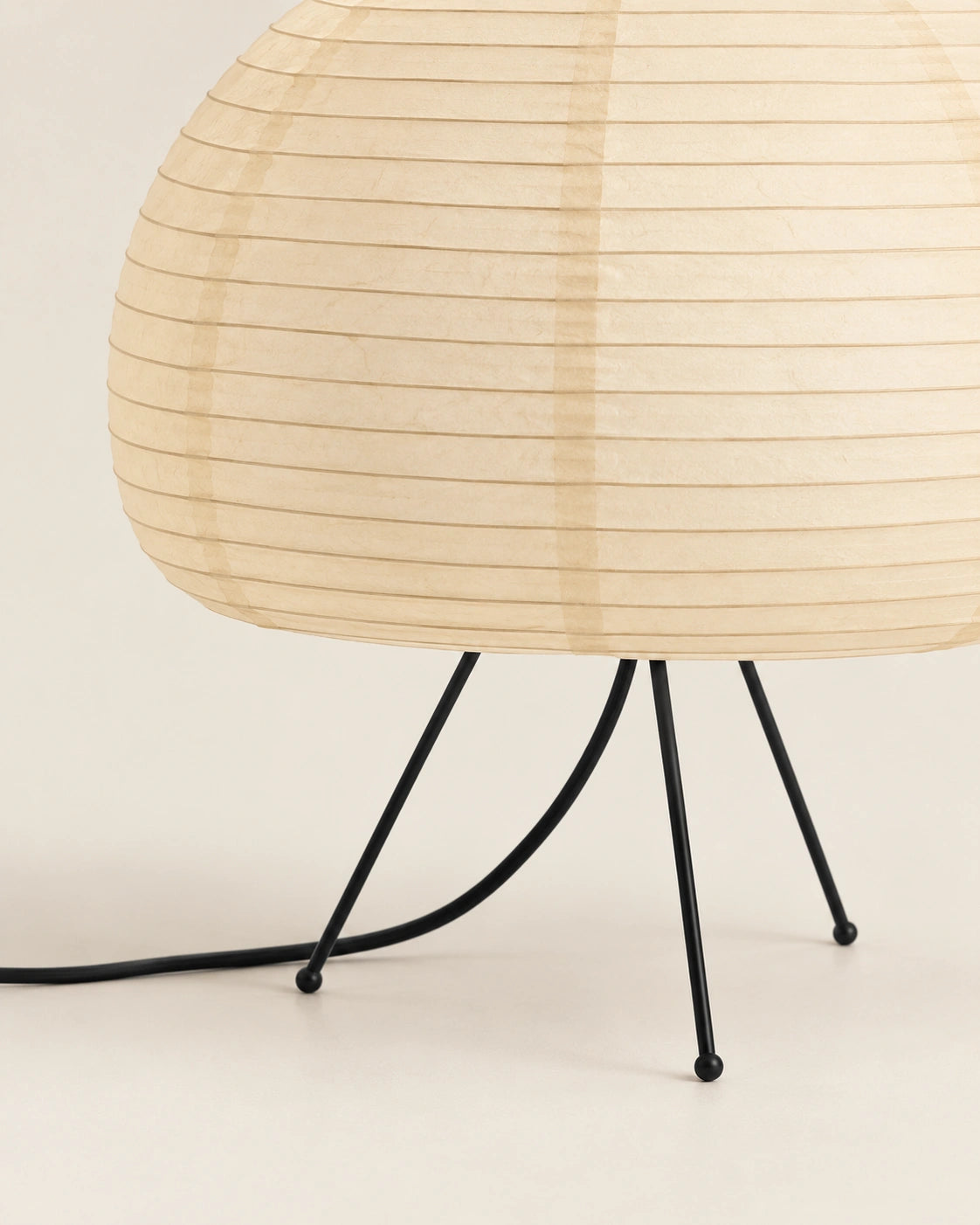 Lampe de chevet style japonais en papier