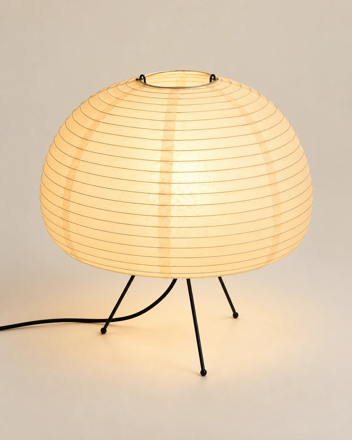 Lampe de chevet style japonais en papier