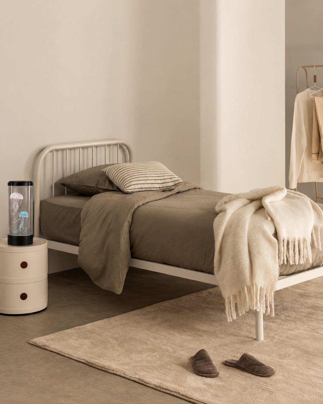 Lampe de chevet enfant méduse noir