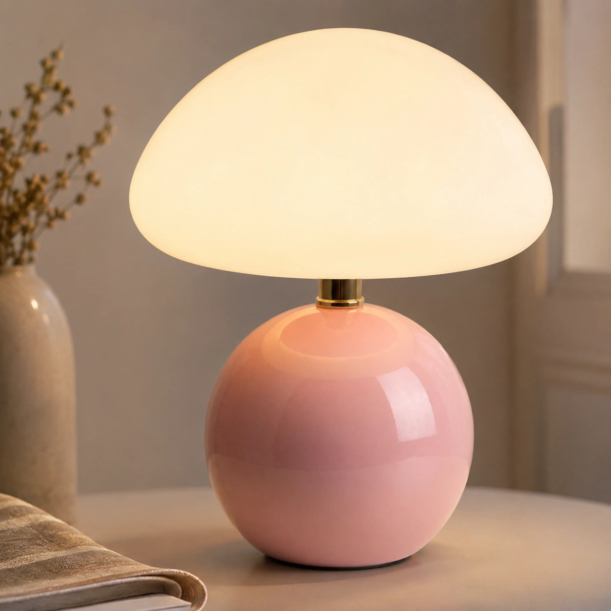 Lampe de chevet Rose avec batterie