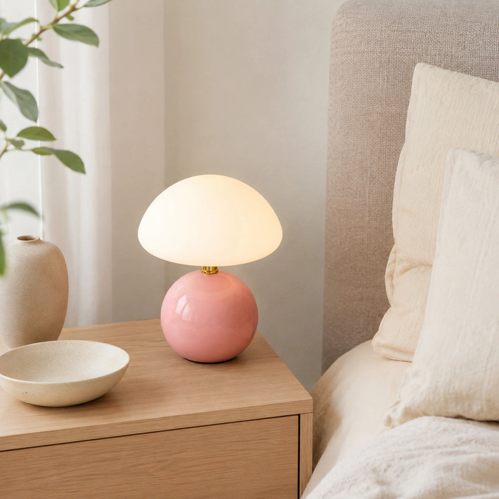 Lampe de chevet Rose avec batterie