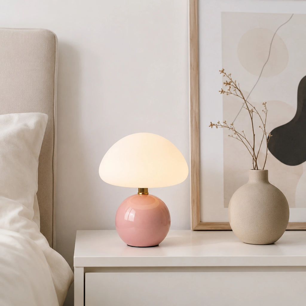 Lampe de chevet Rose avec batterie