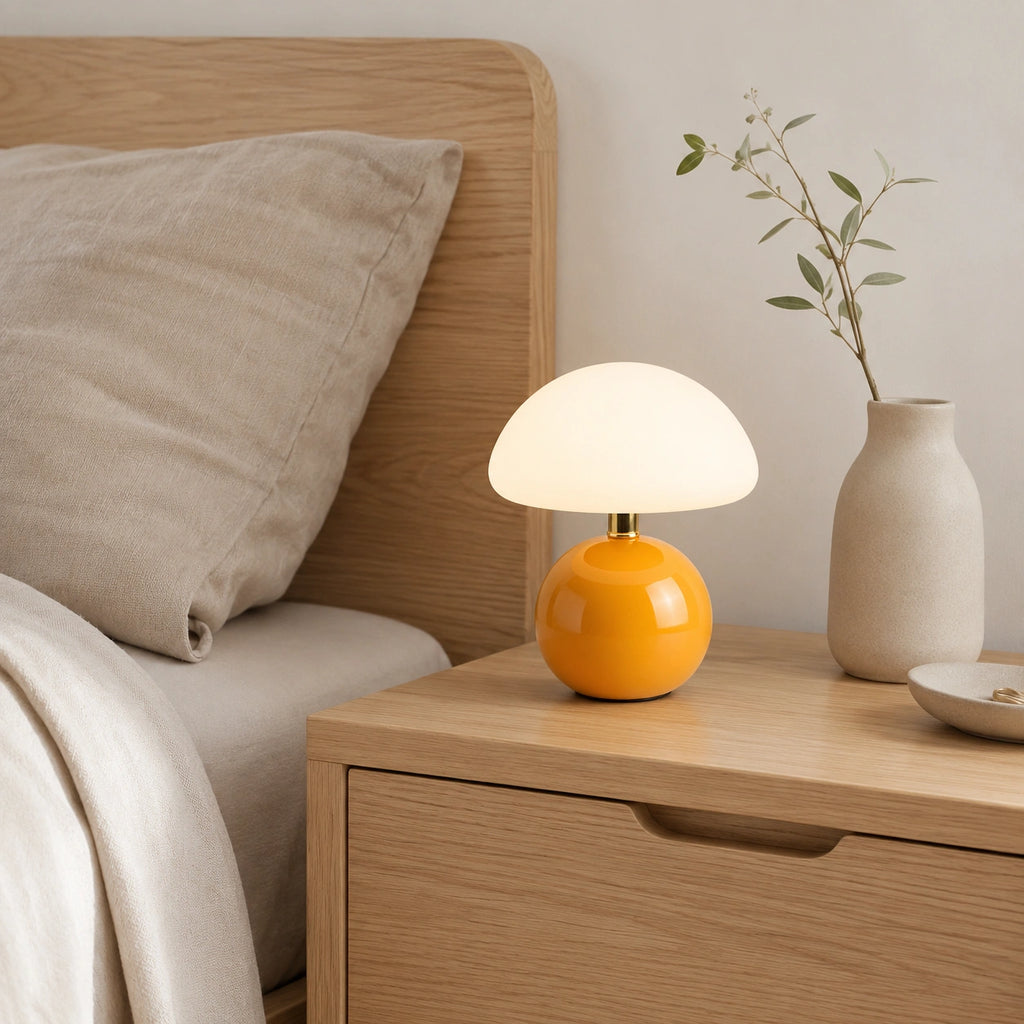 Lampe de chevet Orange avec batterie
