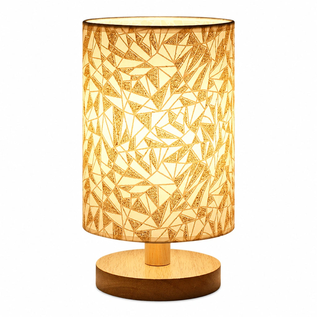 Lampe de chevet bohème en lin