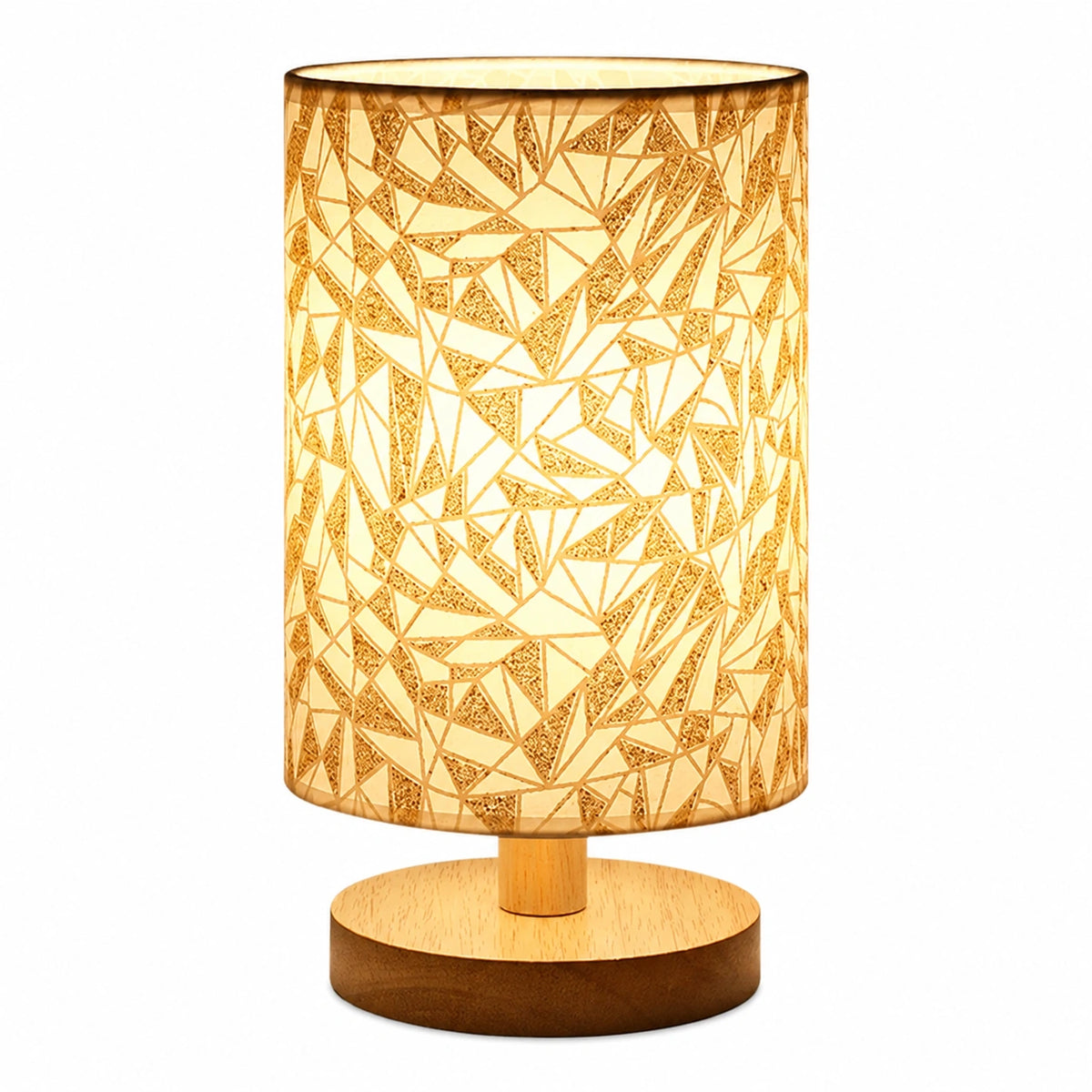 Lampe de chevet bohème en lin