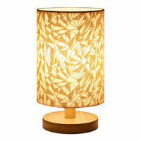 Lampe de chevet bohème en lin