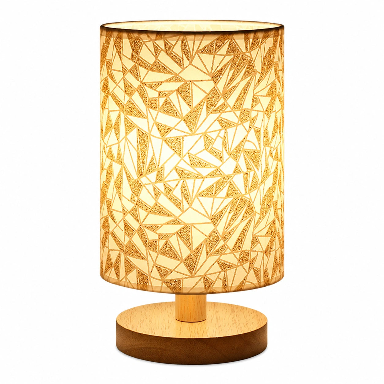 Lampe de chevet bohème en lin