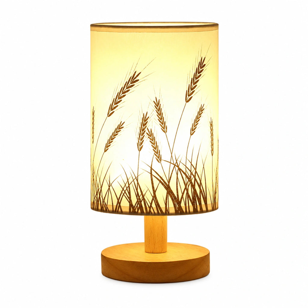 Lampe de chevet bohème en lin