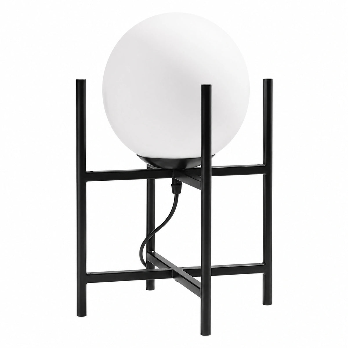 Lampe de chevet Boule de verre et Laiton