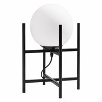 Lampe de chevet design Boule de verre et Laiton