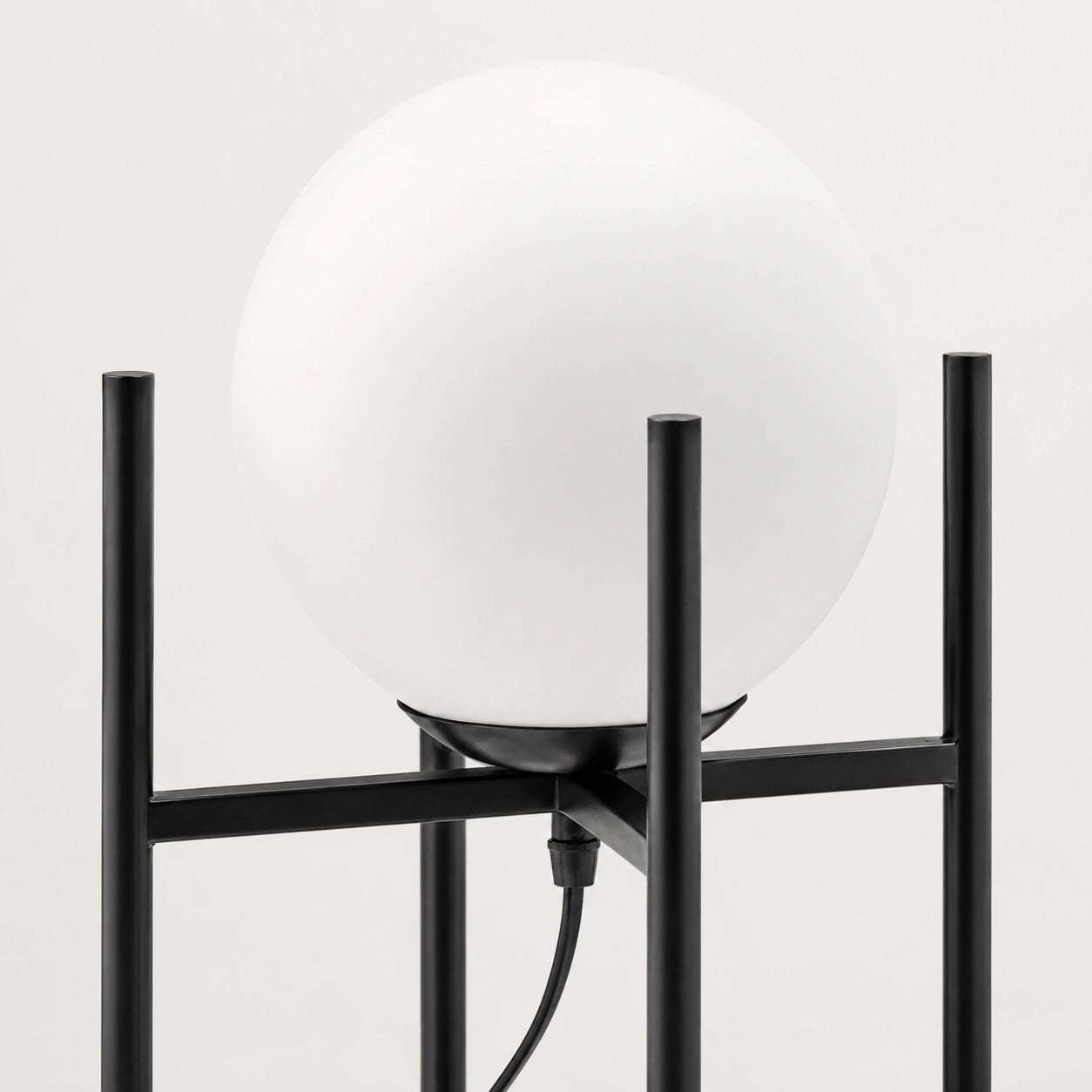 Lampe de chevet Boule de verre et Laiton