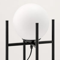 Lampe de chevet design Boule de verre et Laiton
