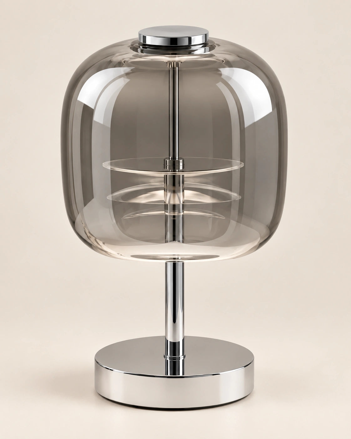 Lampe de chevet en cristal de verre créative