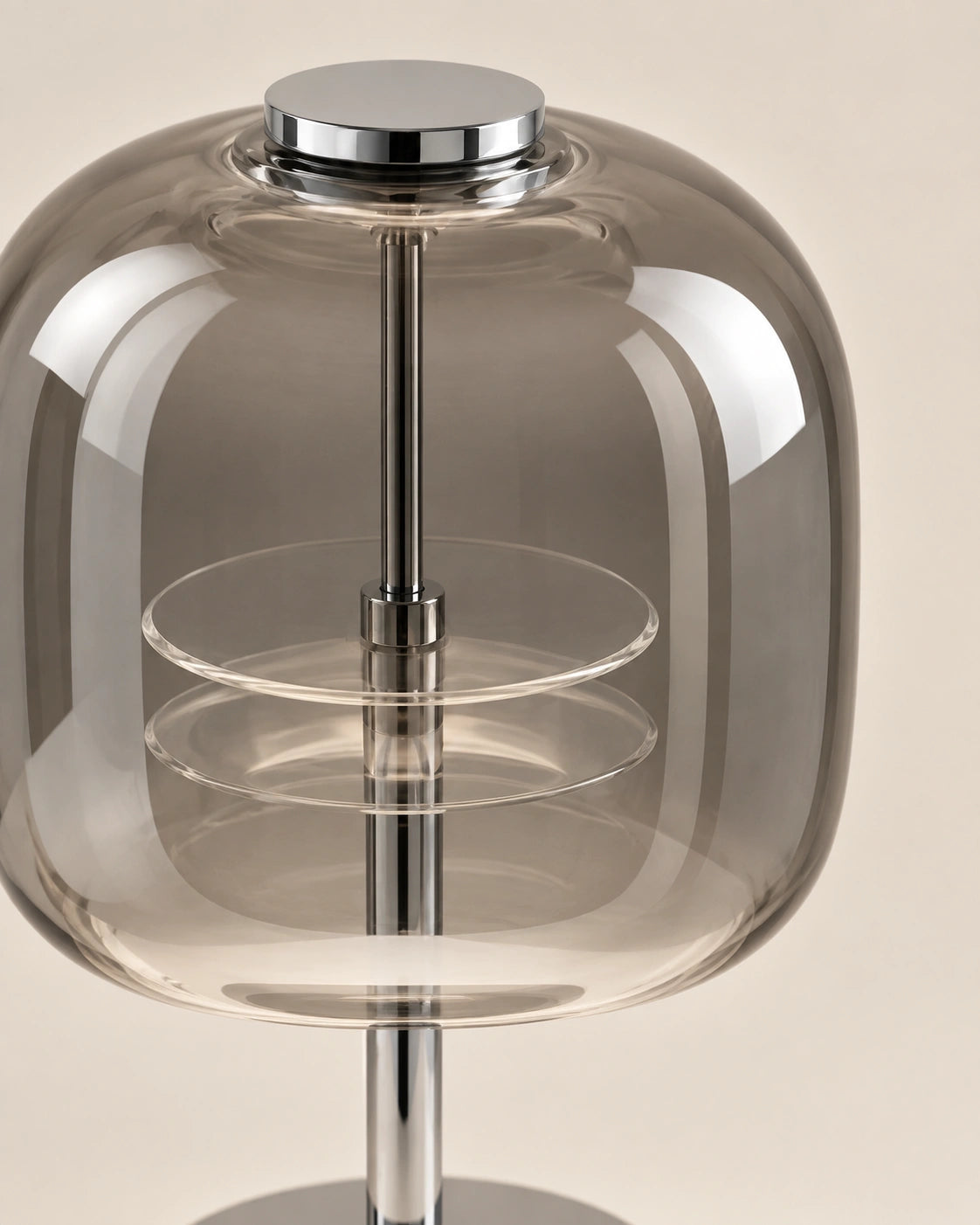 Lampe de chevet en cristal de verre créative