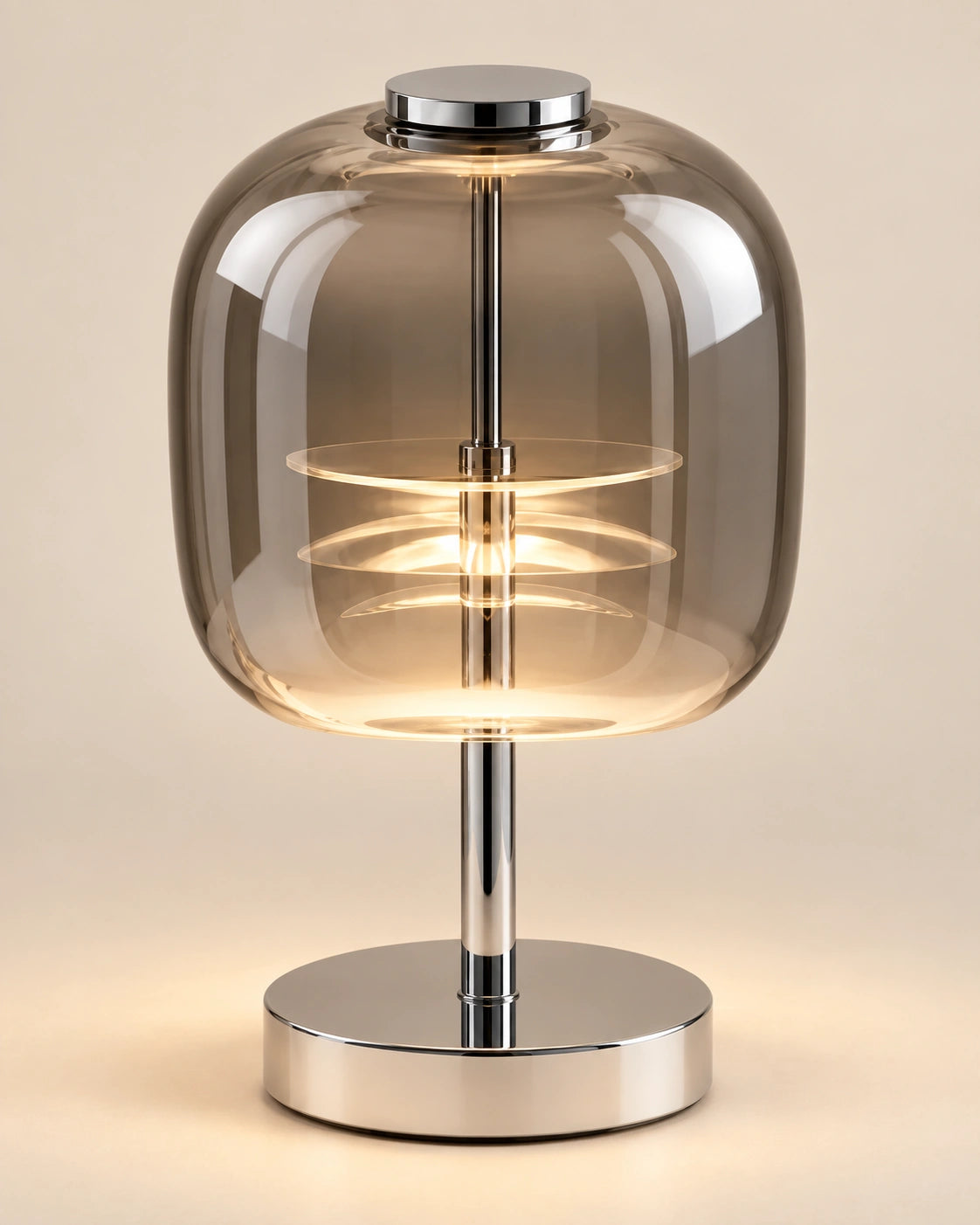 Lampe de chevet en cristal de verre créative