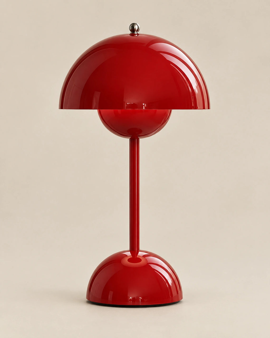 Lampe de chevet champignon tactile en métal