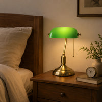 Lampe de Chevet vintage Verte