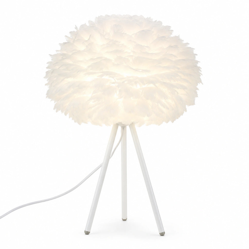 Lampe de chevet Originale à Plume