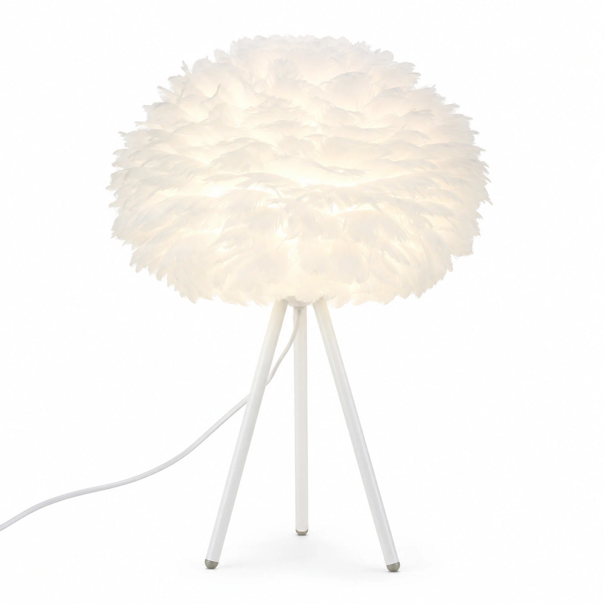Lampe de chevet Originale à Plume