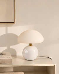Lampe de chevet Blanche avec batterie