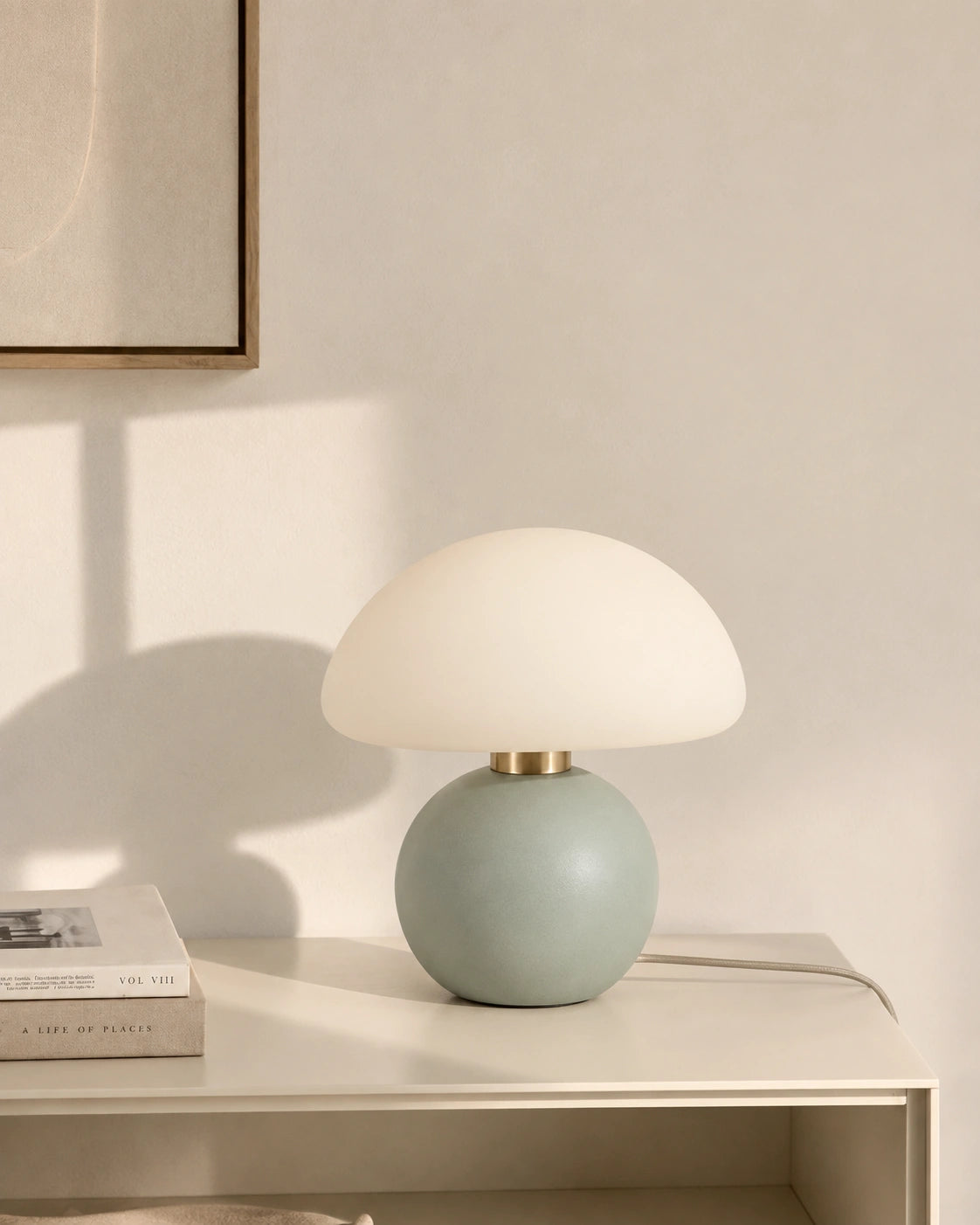 Lampe de chevet Verte avec Batterie