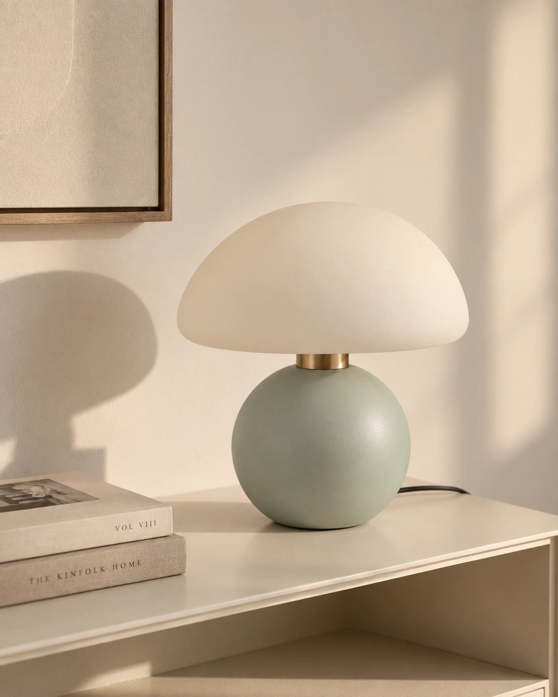 Lampe de chevet Verte avec Batterie