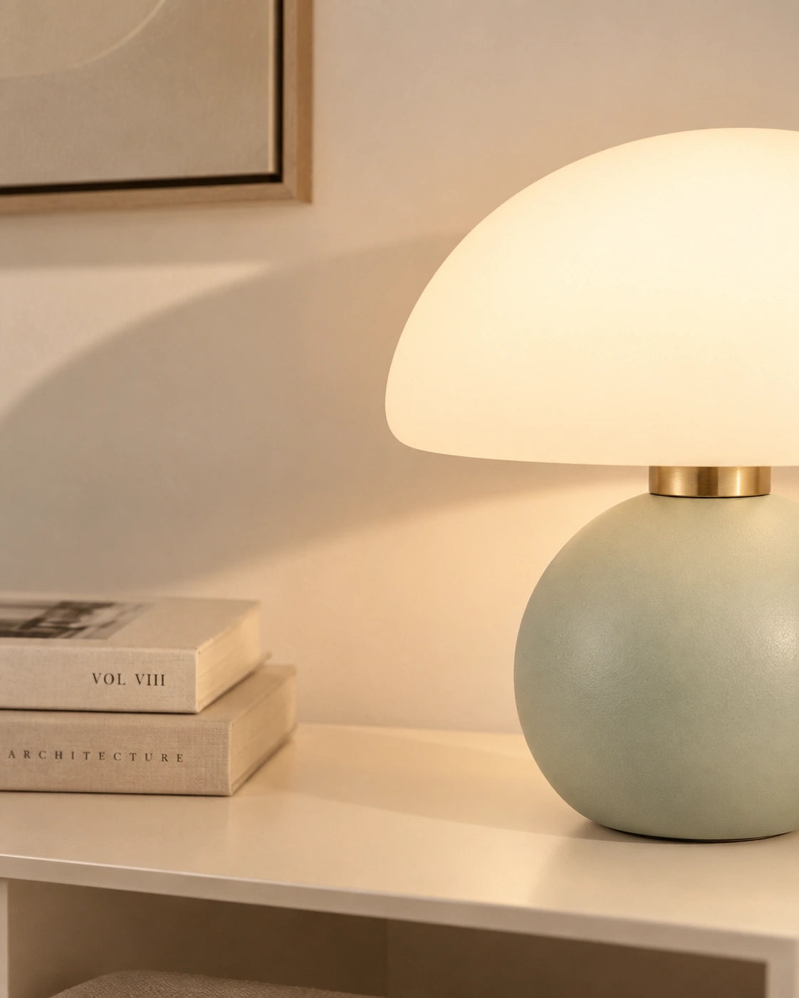 Lampe de chevet Verte avec Batterie