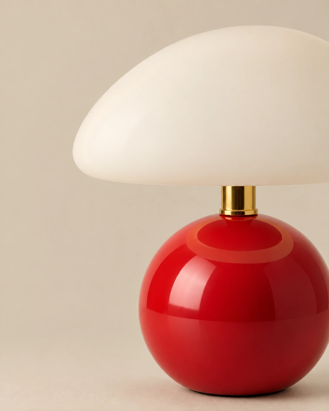 Lampe de chevet Rouge avec Batterie