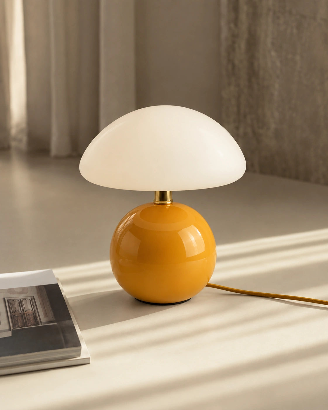 Lampe de chevet Orange avec batterie