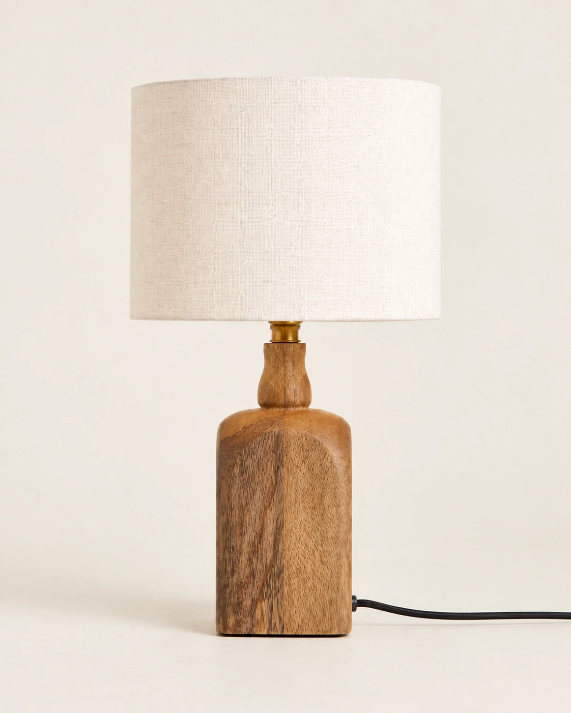 Lampe de chevet bois de bambou de style rétro