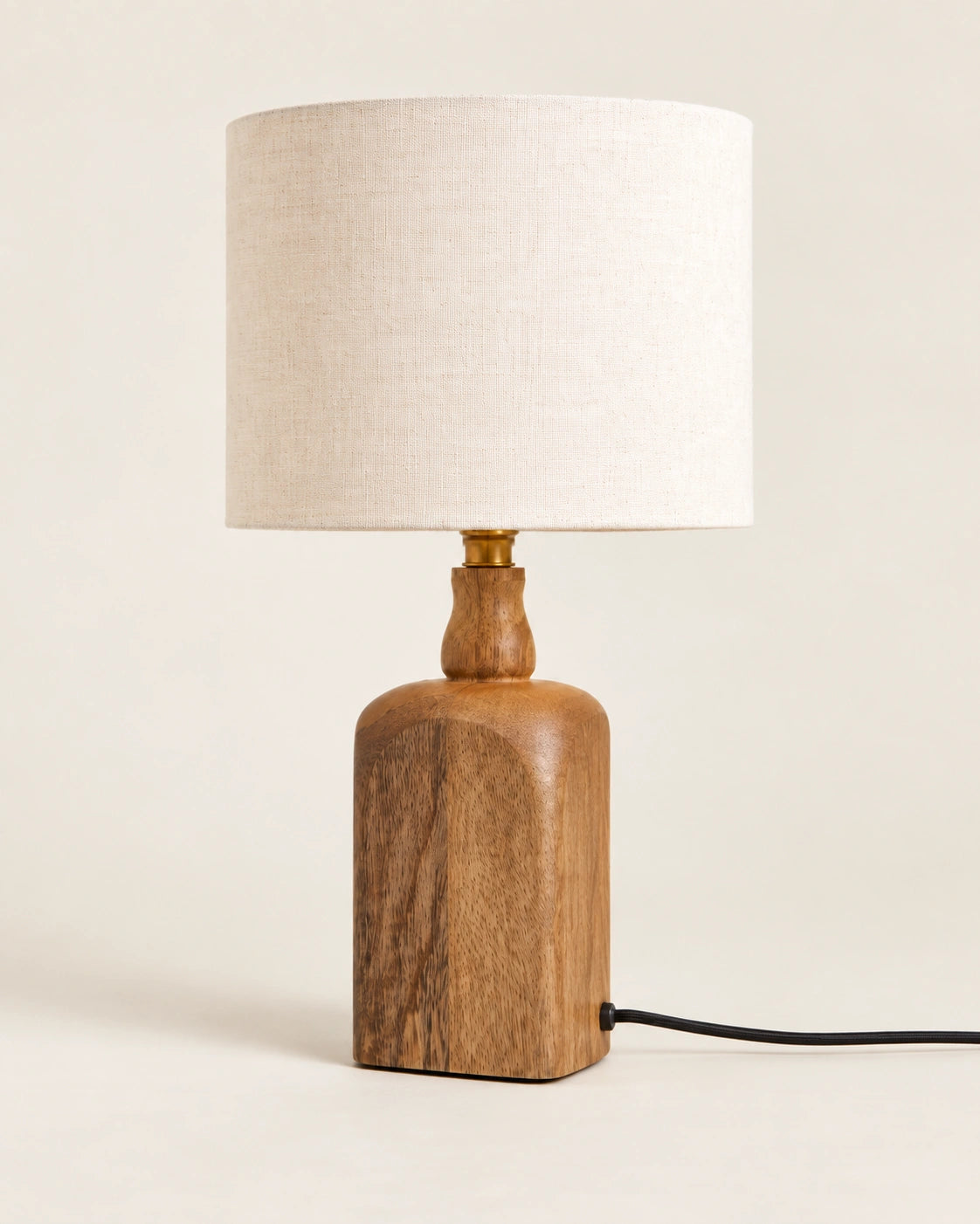 Lampe de chevet bois de bambou de style rétro