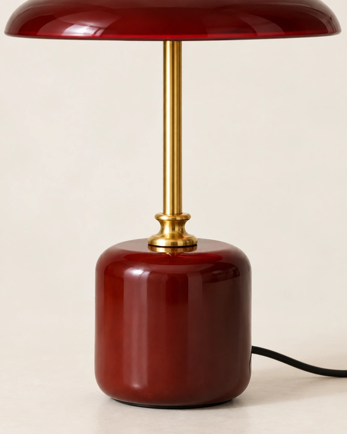 Lampe de chevet champignon rouge amanite