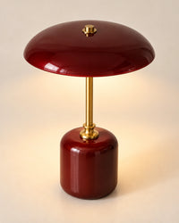 Lampe de chevet champignon rouge amanite
