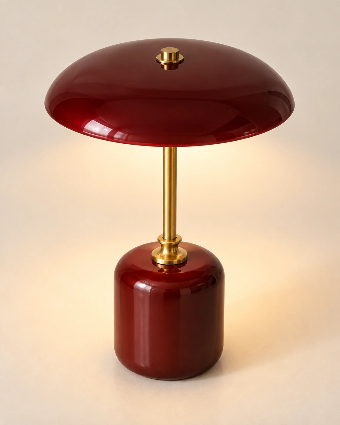 Lampe de chevet champignon rouge amanite