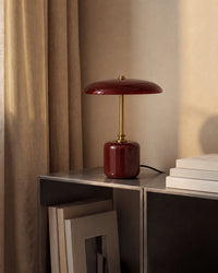 Lampe de chevet champignon rouge amanite