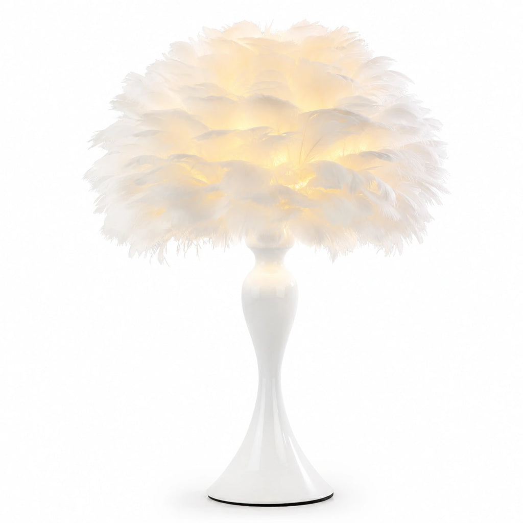 Lampe de Chevet Plume Blanche