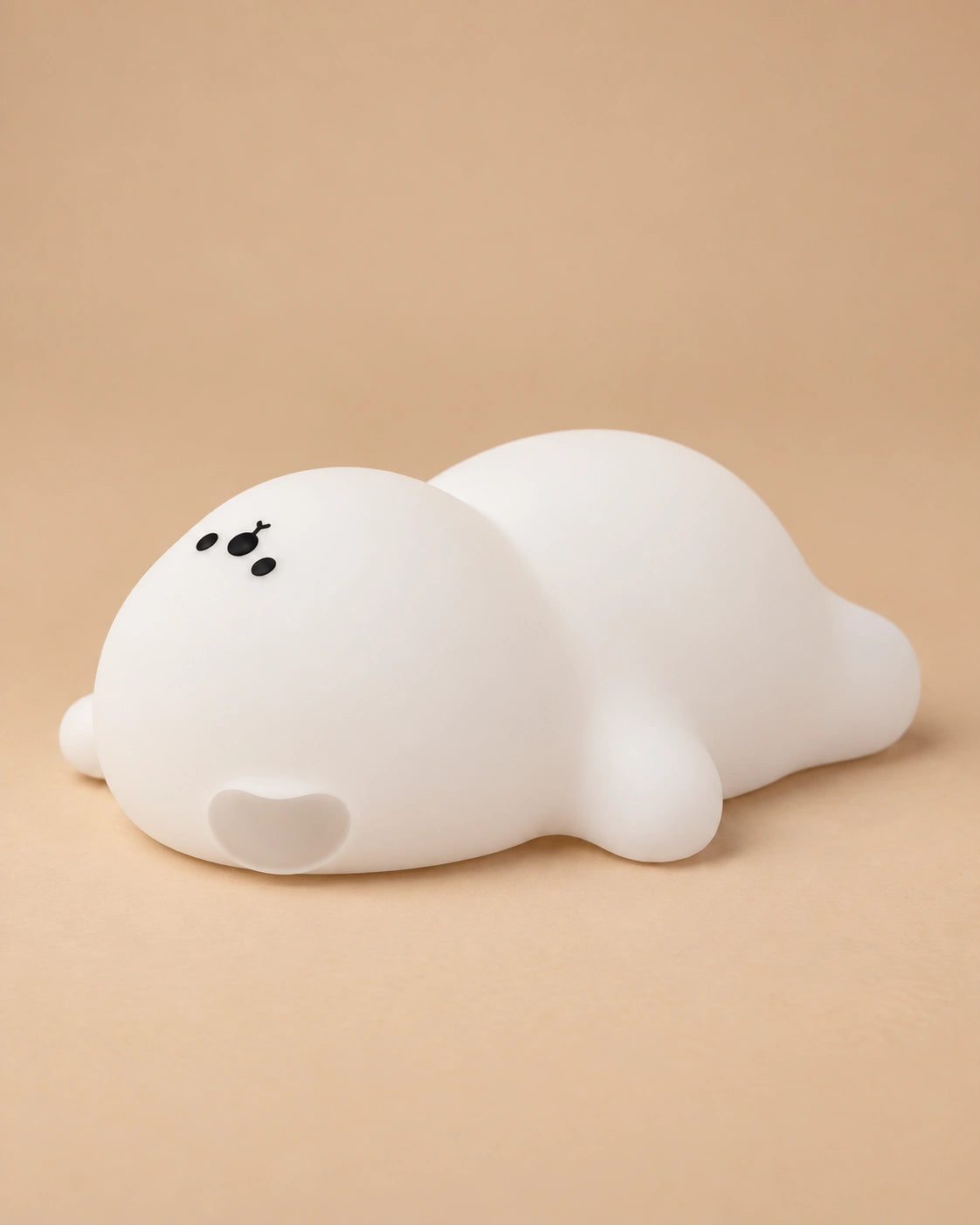 Lampe de chevet ourson blanc en silicone