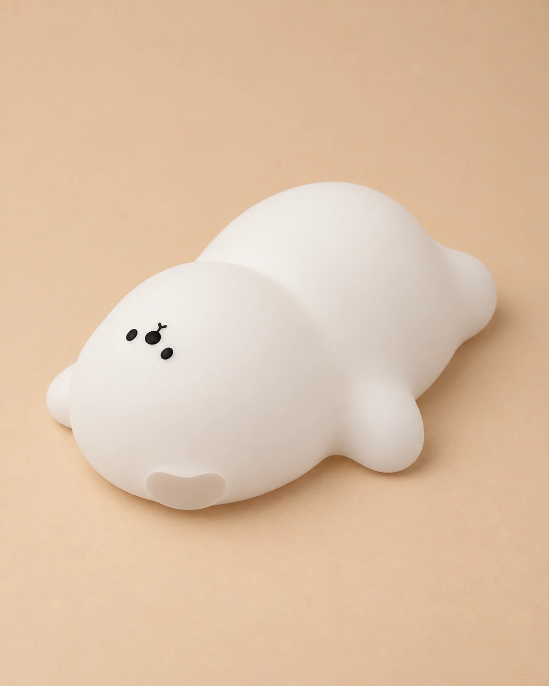 Lampe de chevet ourson blanc en silicone