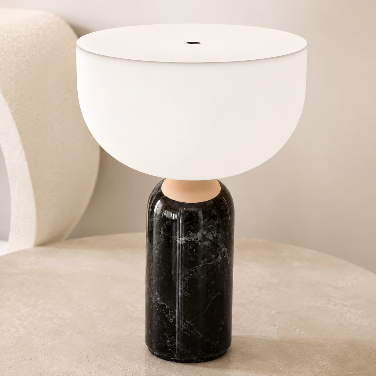 Lampe de chevet Marbre noir Scandinave